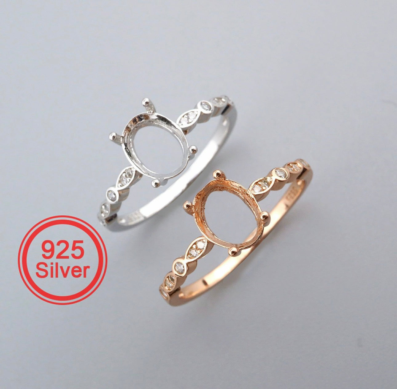 Vintage Oval Keepsake Ring