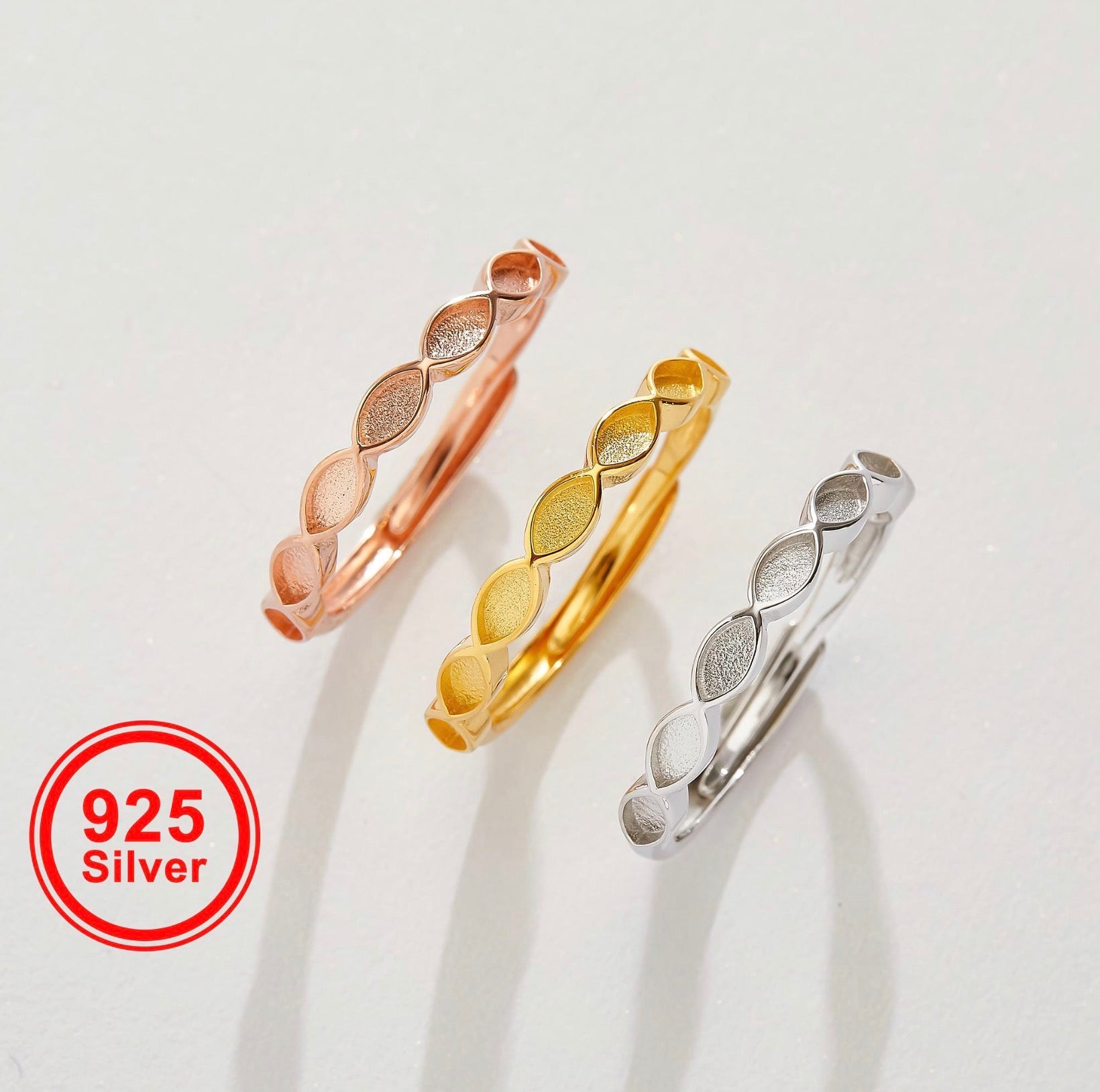 Marquis Stackable Keepsake Ring