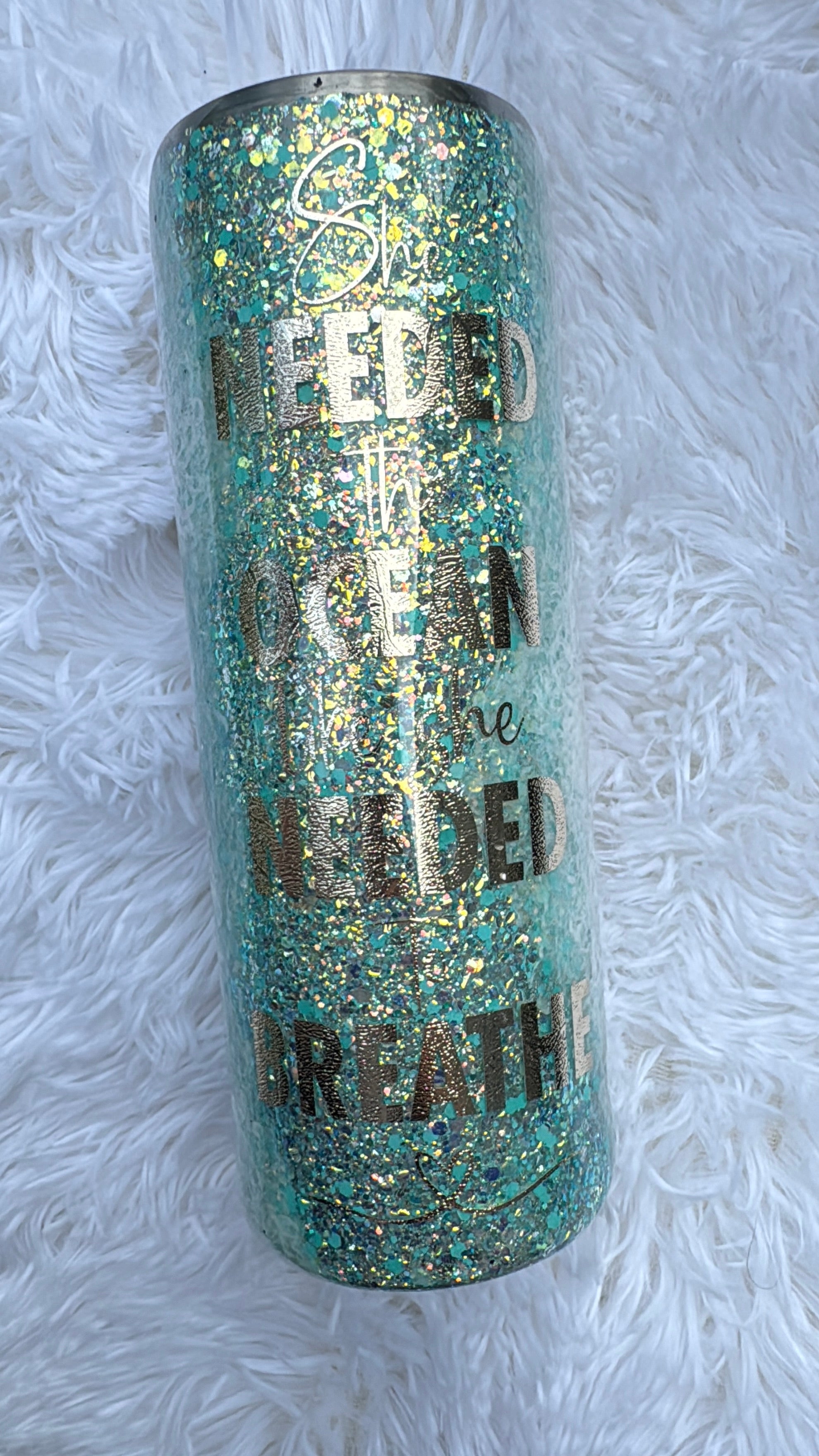 [RTS] 24oz Beach Epoxy Tumbler