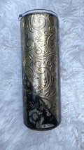 [RTS] 24oz Victorian Skulls Epoxy Tumbler