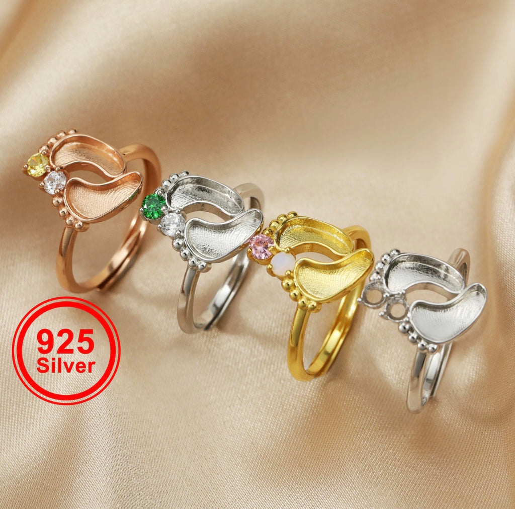 Baby Footprint Keepsake Ring