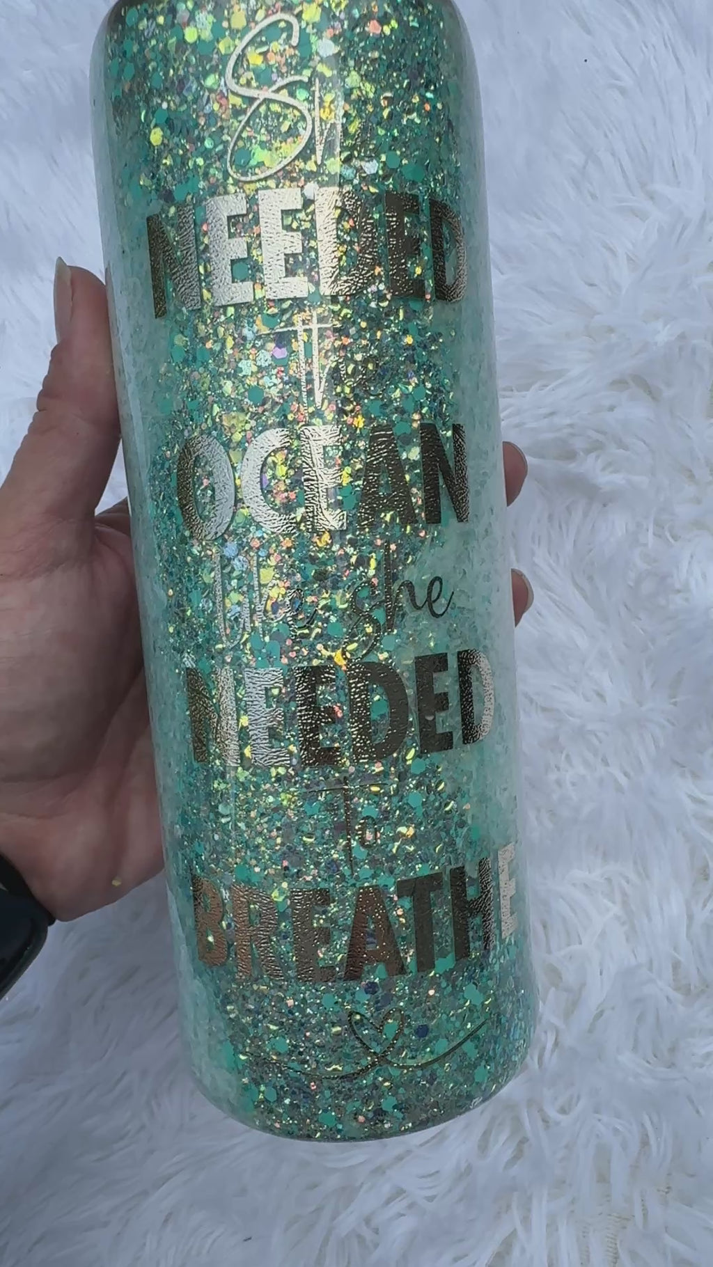 [RTS] 24oz Beach Epoxy Tumbler